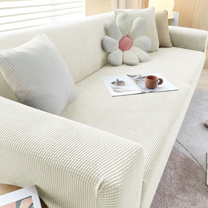 Regelbarer Sofaüberwurf mit Textur