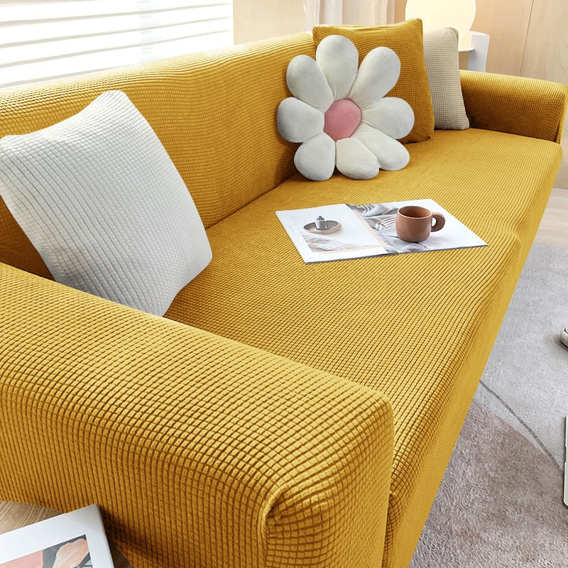 Regelbarer Sofaüberwurf mit Textur