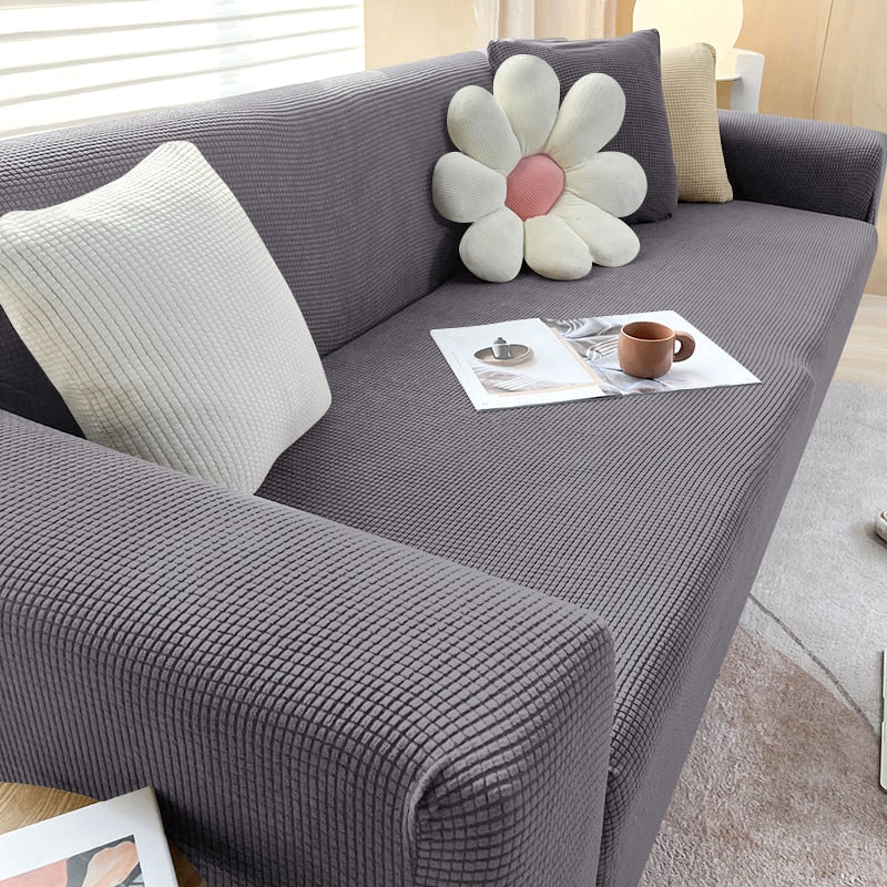 Regelbarer Sofaüberwurf mit Textur