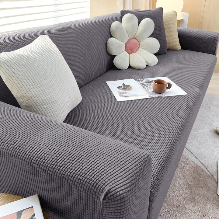 Regelbarer Sofaüberwurf mit Textur