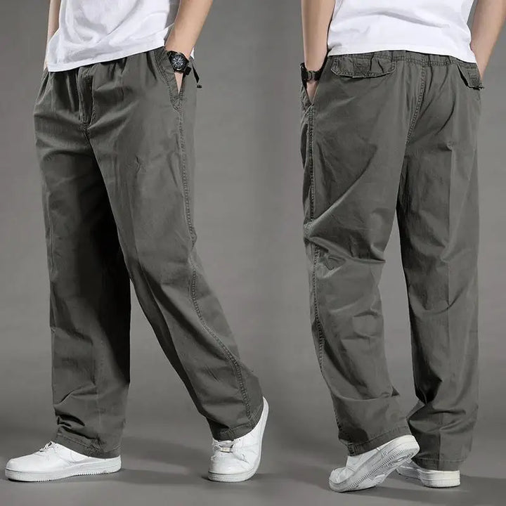 Herren Sommerhose mit geradem Schnitt und Taschen