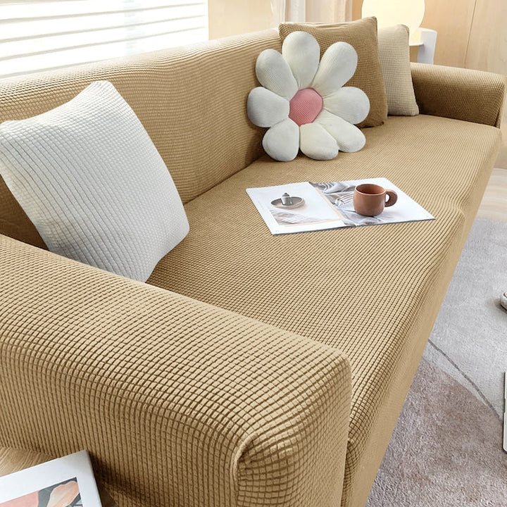 Regelbarer Sofaüberwurf mit Textur