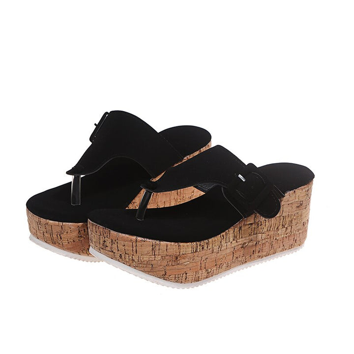 Damen offene Zehen Wedge Sandalen für den Sommer