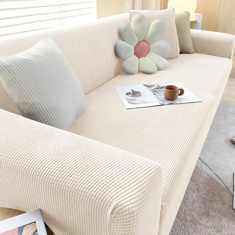 Regelbarer Sofaüberwurf mit Textur