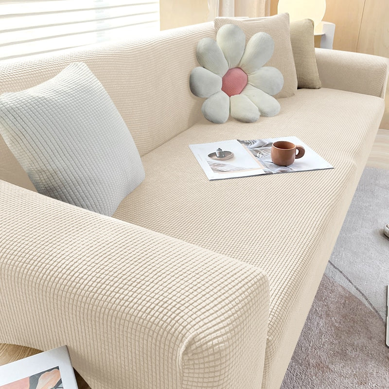 Regelbarer Sofaüberwurf mit Textur