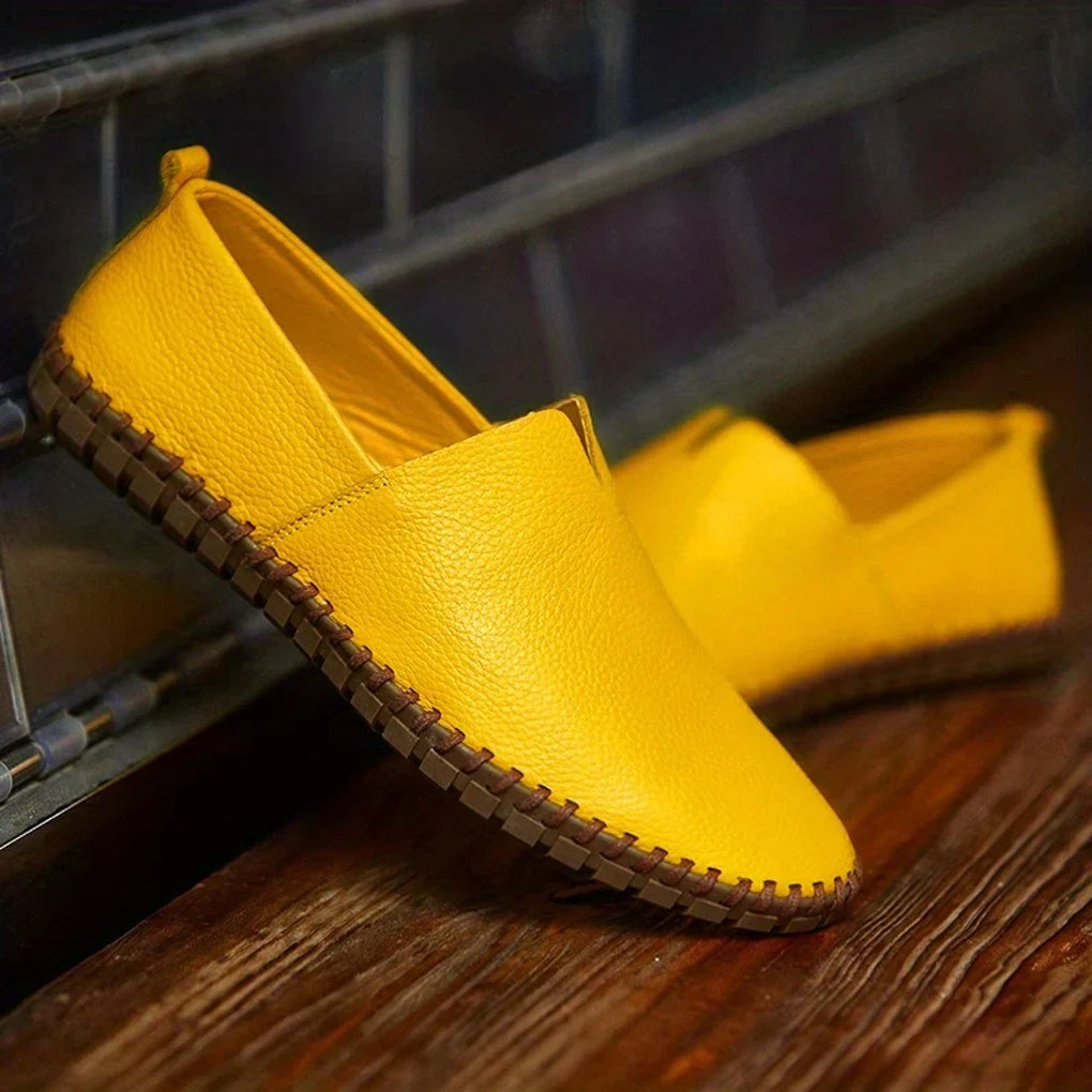 Elegante Slipper aus mattem Echtleder