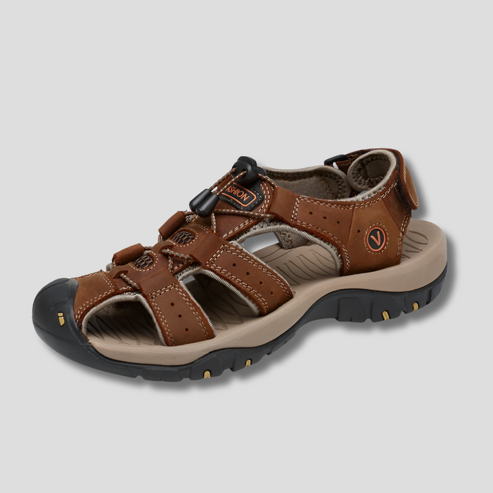 Herren-Sandalen mit verstellbaren Riemen, Designed for Balance