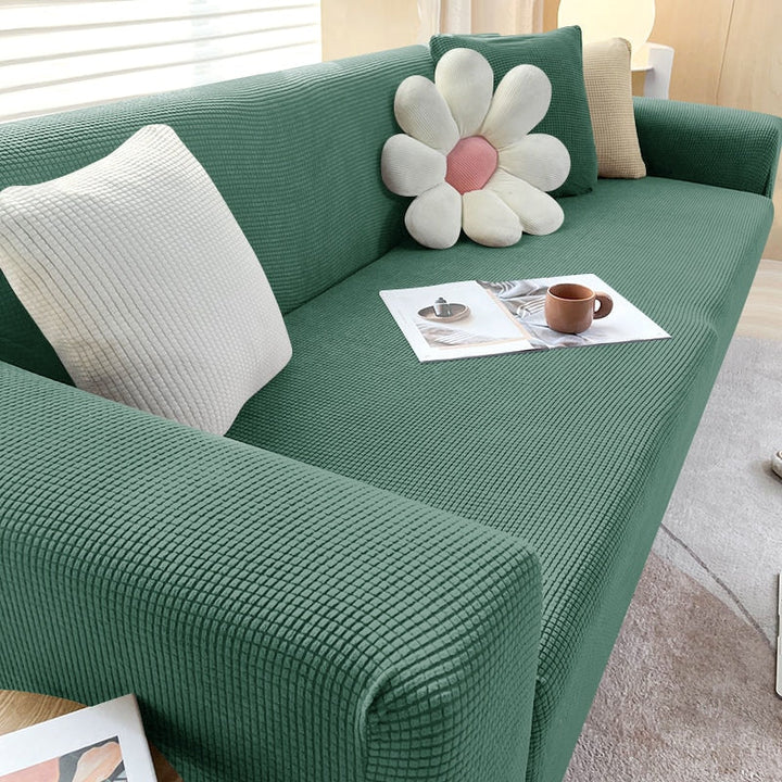 Regelbarer Sofaüberwurf mit Textur