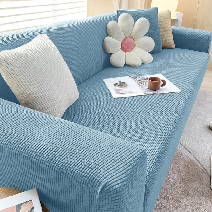 Regelbarer Sofaüberwurf mit Textur