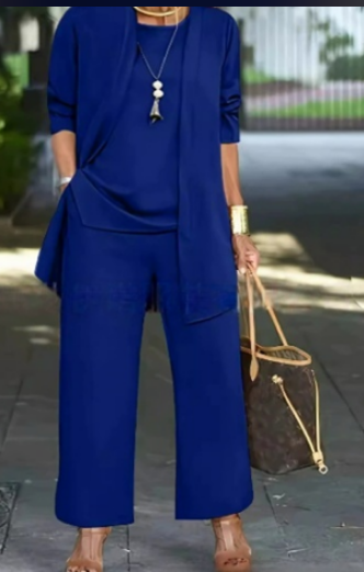 Stilvoller, raffinierter dreiteiliger Anzug