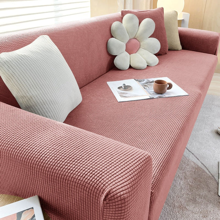 Regelbarer Sofaüberwurf mit Textur