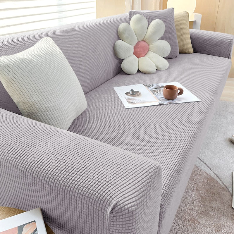Regelbarer Sofaüberwurf mit Textur