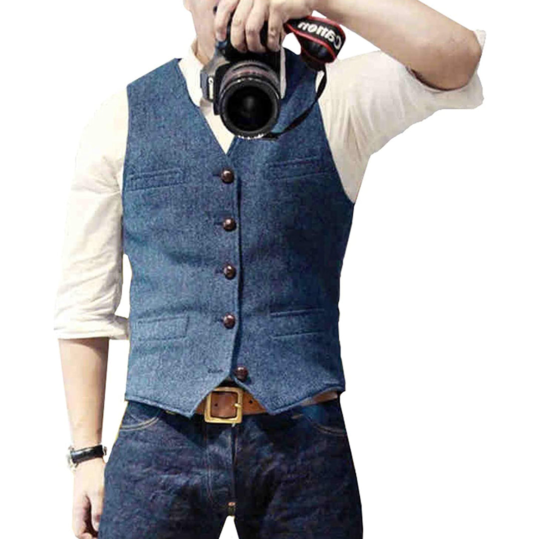 Denim-Gilet – Moderne Eleganz für jeden Anlass