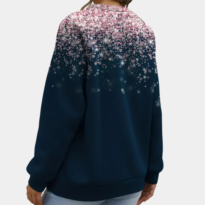 Stylischer Schneeflocken-Pullover für Damen