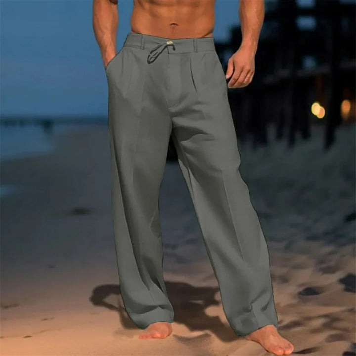 Elegante Sommerhose aus Leinen für Herren