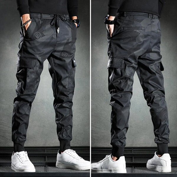 Herren Sommer Cargohose mit Kordelzug