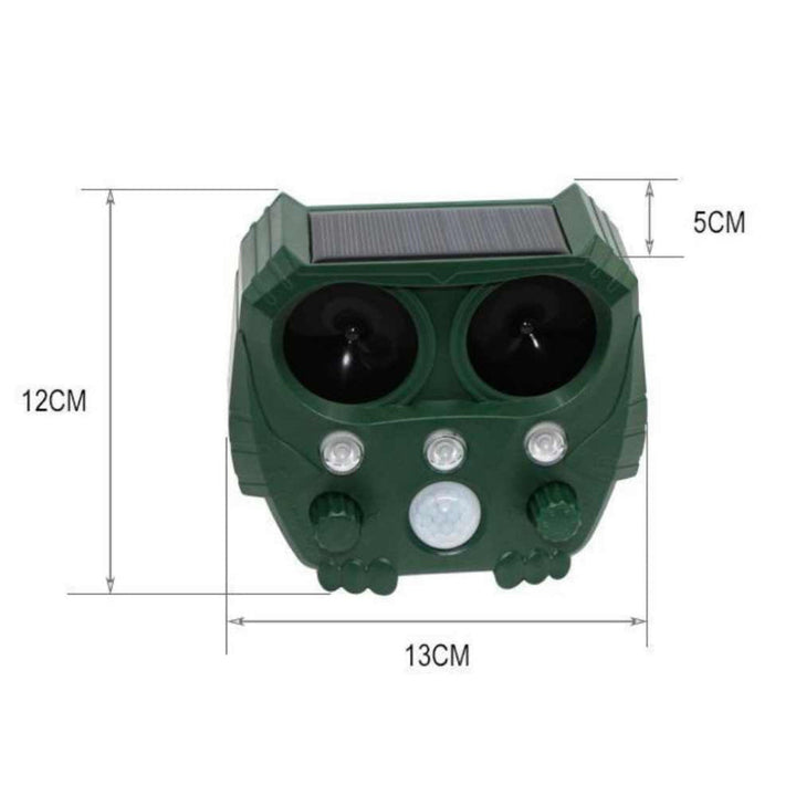 Ultraschall-Abwehrgerät gegen Katzen, Hunde, Füchse und Ratten