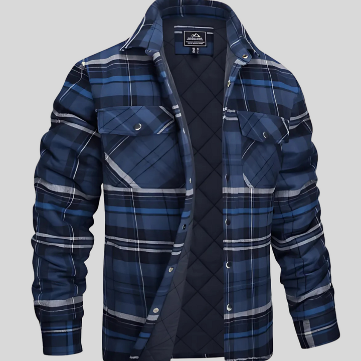Baumwollhemd mit Karomuster im Lumberjack-Stil