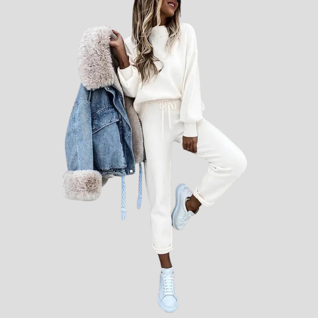 Damen-Trainingsanzug in lockerer Passform