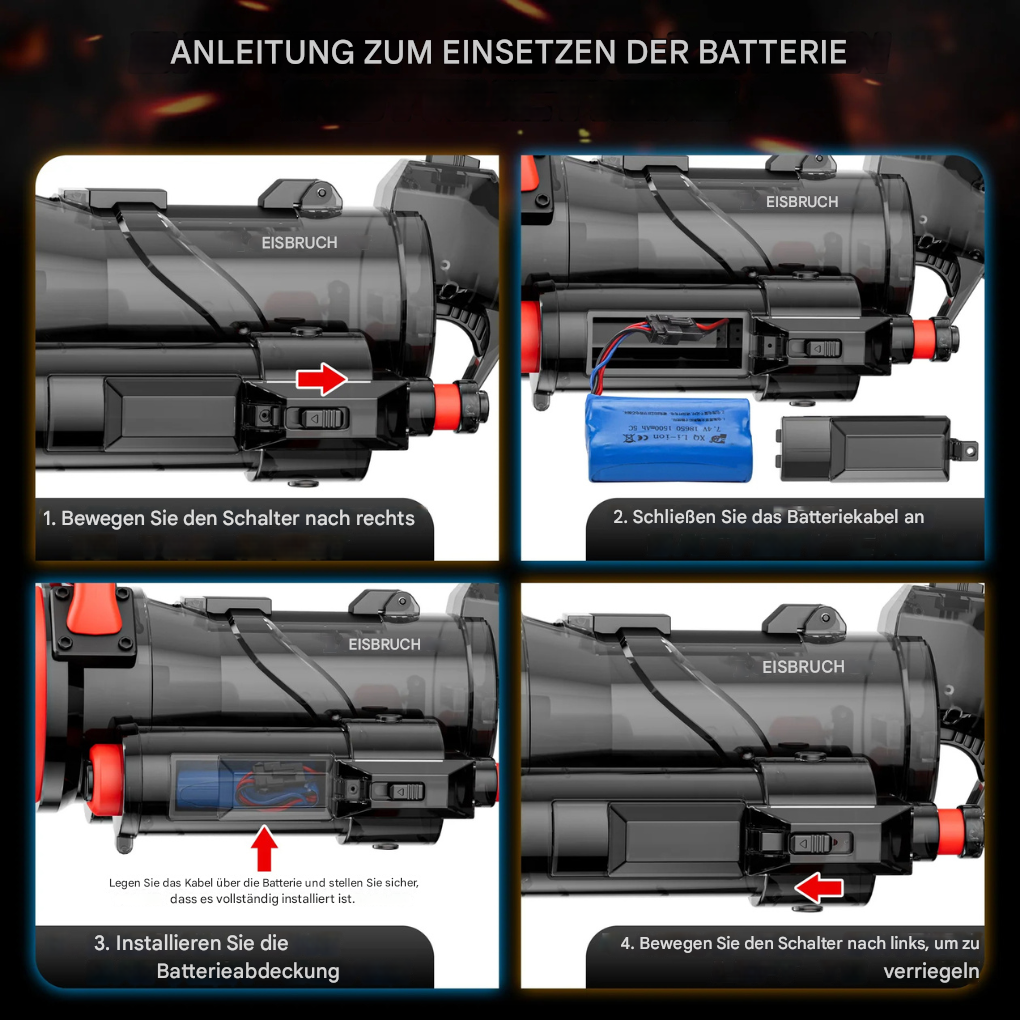 Elektrisches automatisches Wassergewehr