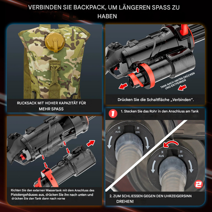 Elektrisches automatisches Wassergewehr