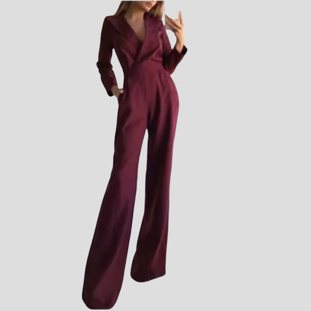 Damen-Jumpsuit mit breiten Trägern – Schlanke Silhouette