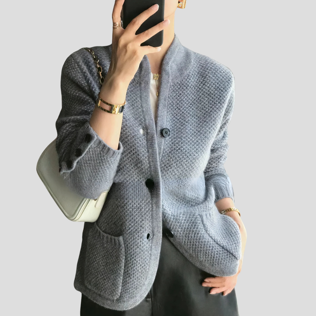 Kaschmir-Strickjacke für Damen