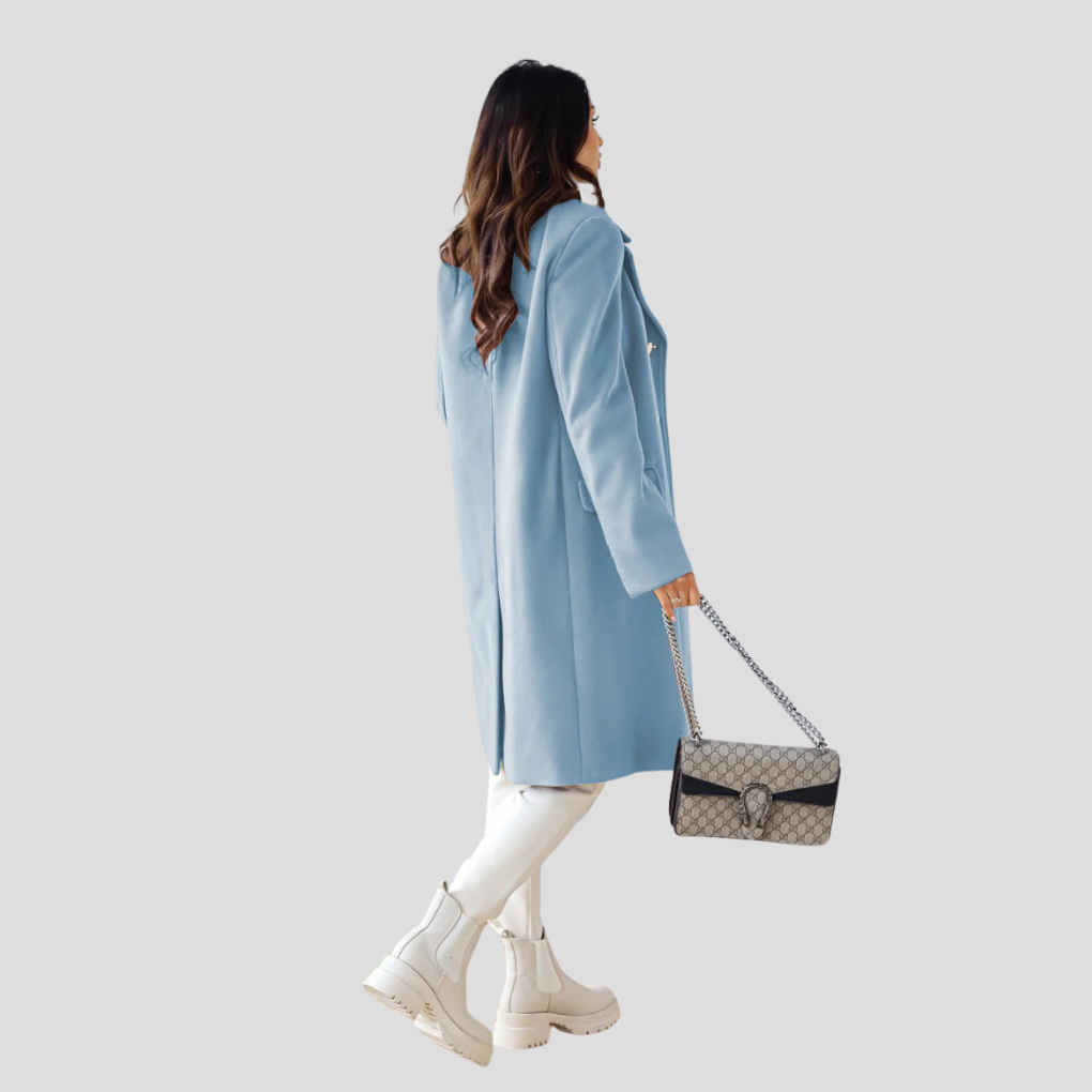 Zweireihiger Mantel für Damen