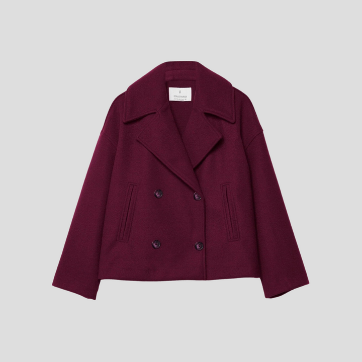 Schicker doppelreihiger Kurzmantel