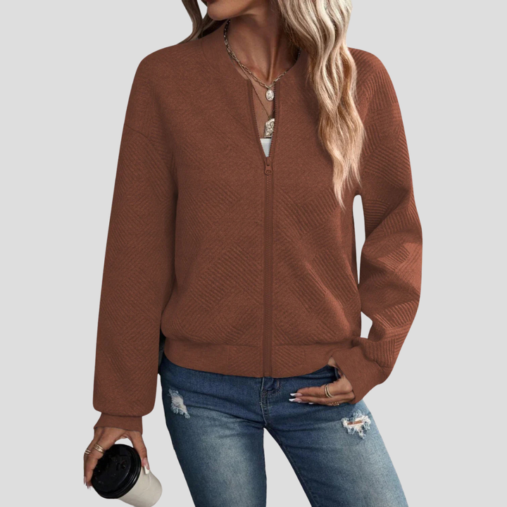 Damen-Langarm-Strickjacke