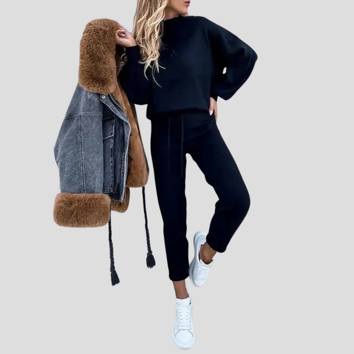 Damen-Trainingsanzug in lockerer Passform