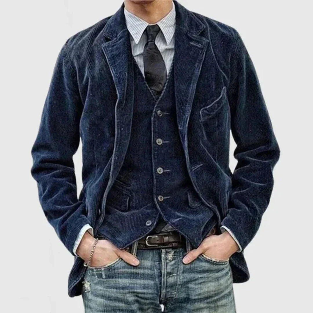Roan Cordjacke – Stylische Übergangsjacke für Herren