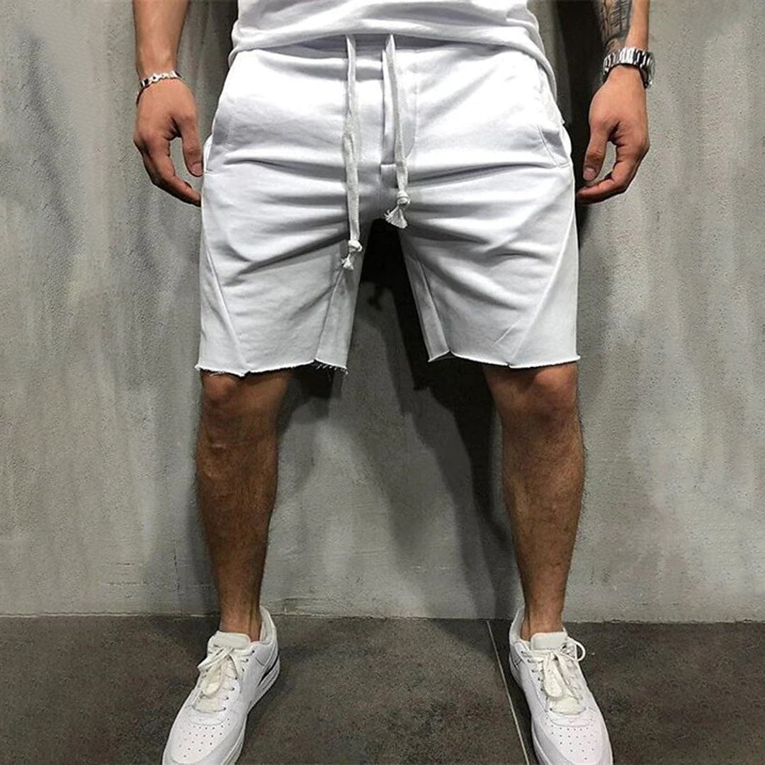 Herren Sommer-Shorts mit verstellbaren Kordeln und Seitentaschen