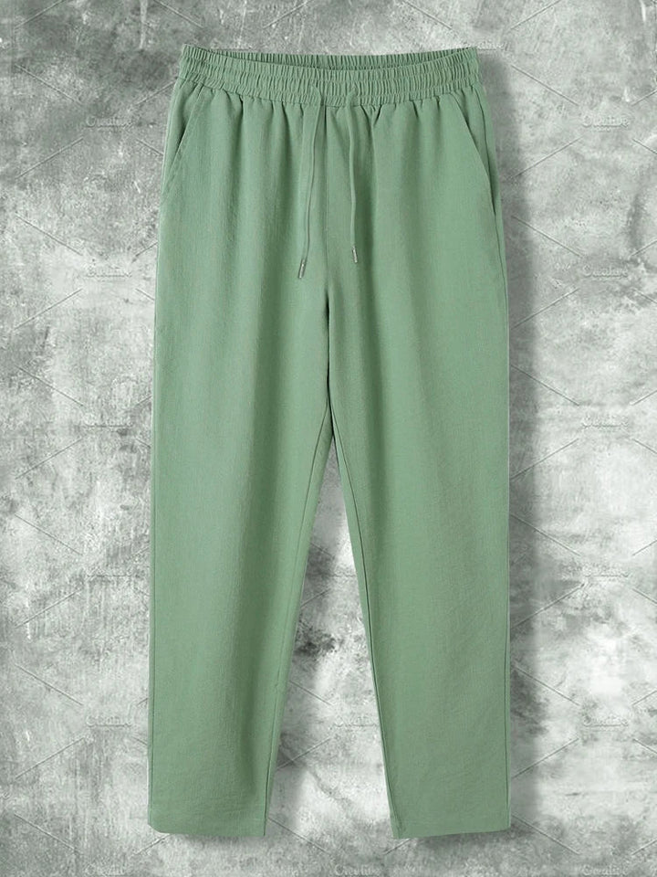 Herren Sommer Set mit Kurzarmhemd und passender Hose