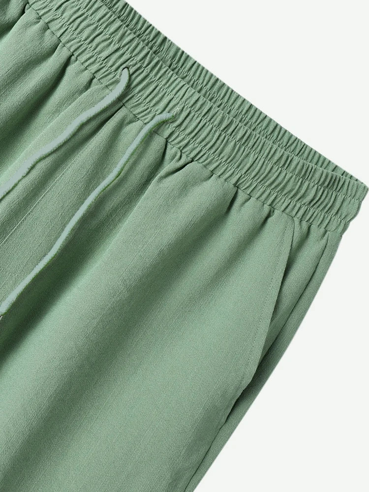 Herren Sommer Set mit Kurzarmhemd und passender Hose