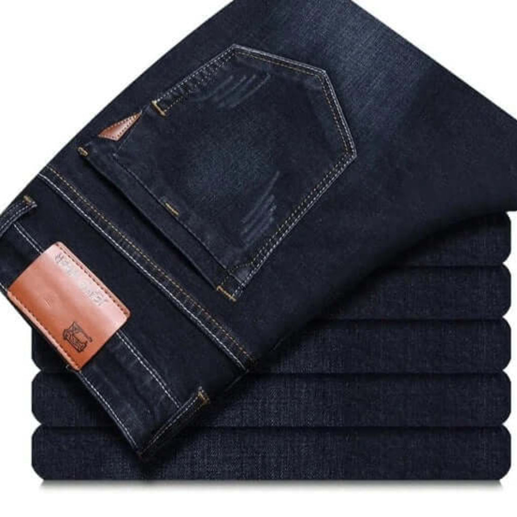 Straight-Leg-Jeans für Herren – strapazierfähiger Denim