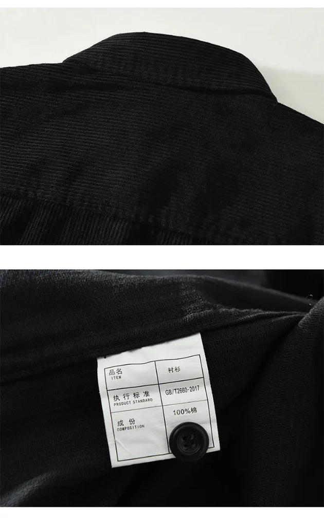 Vintage-Langarmhemd für Herren