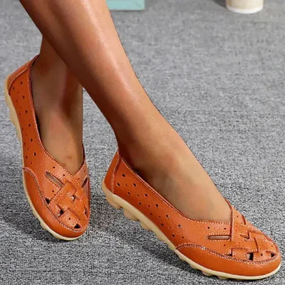 Damen Slip-On-Schuhe aus veganem Leder