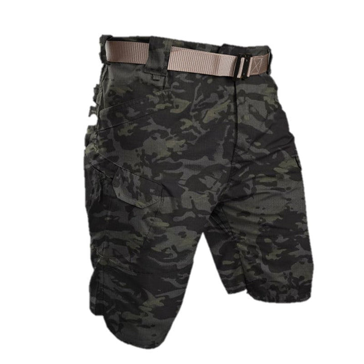 Herren Cargo-Shorts mit elastischem Bund und mehreren Taschen
