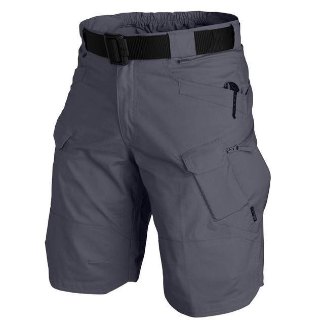 Herren Cargo-Shorts mit elastischem Bund und mehreren Taschen