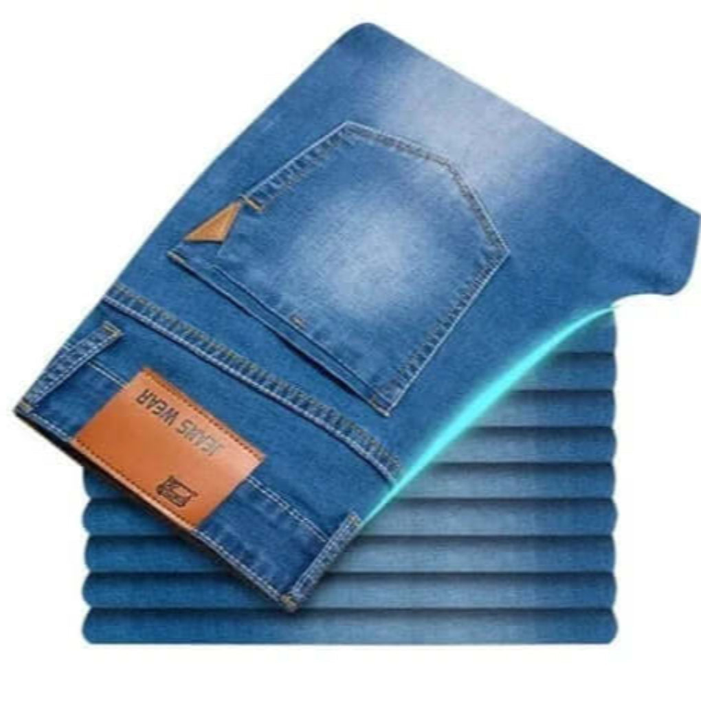 Straight-Leg-Jeans für Herren – strapazierfähiger Denim