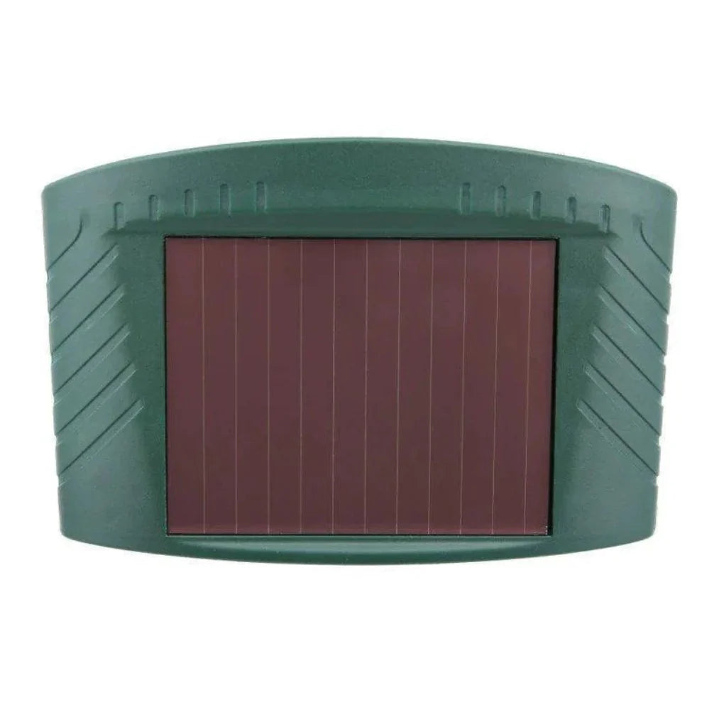Bewegungsaktivierter solarbetriebener Ultraschall-Tiervertreiber