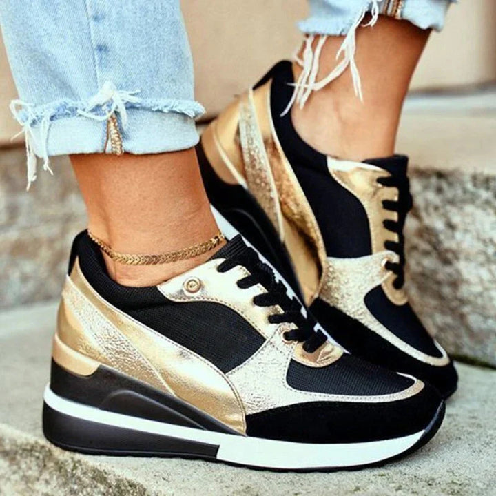 Leichte Strick-Sneakers mit Fußgewölbeunterstützung und Memory-Schaumstoff