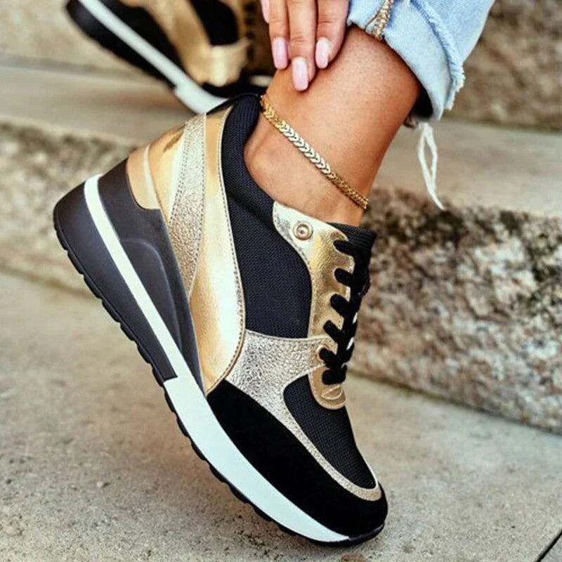 Leichte Strick-Sneakers mit Fußgewölbeunterstützung und Memory-Schaumstoff