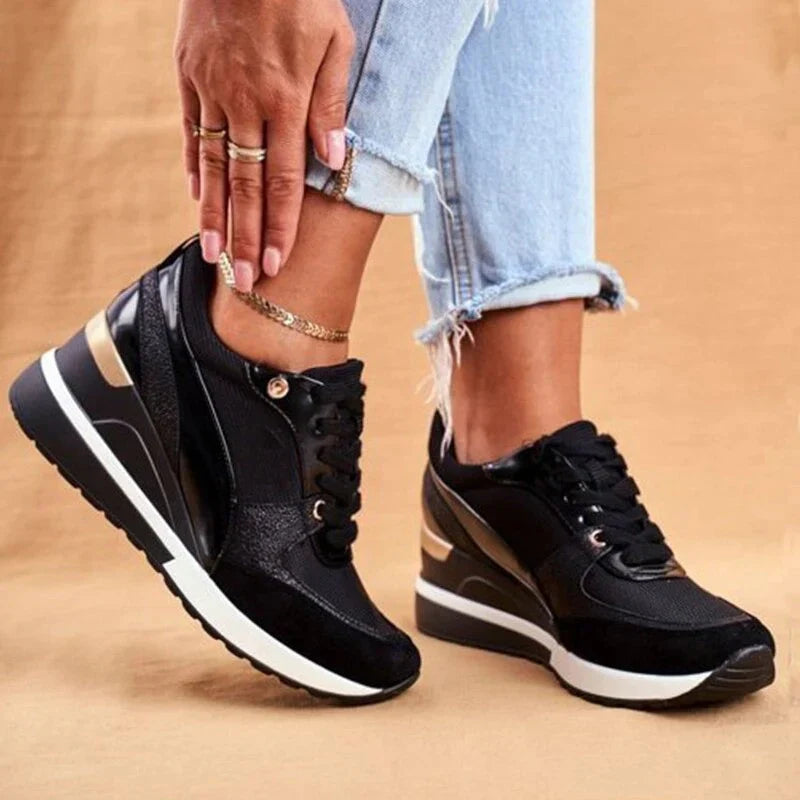 Leichte Strick-Sneakers mit Fußgewölbeunterstützung und Memory-Schaumstoff