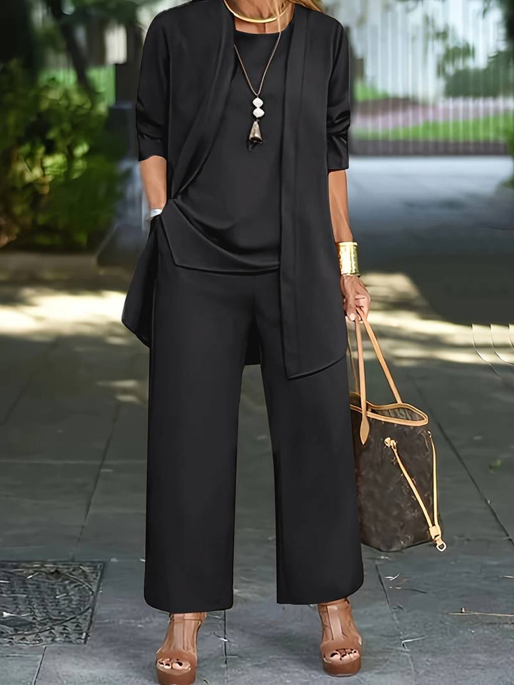 Eleganter dreiteiliger Hosenanzug für Damen