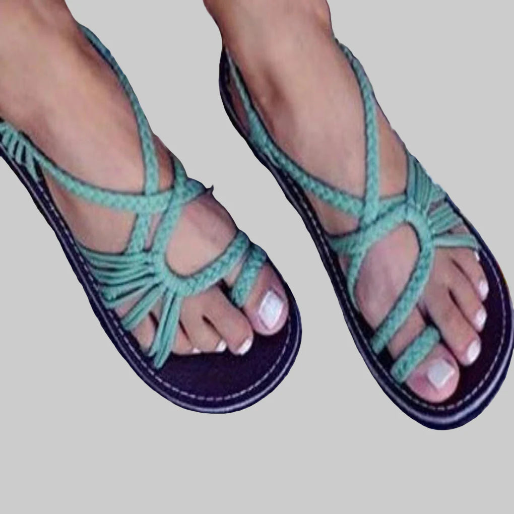 Bunte Strand-Sandalen