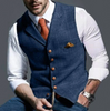 Elegantes Herren-Gilet aus Tweed