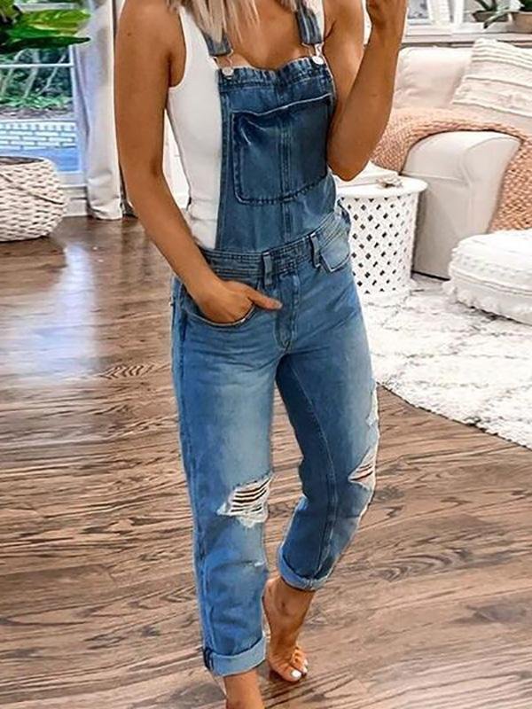 UrbanChic Denim-Jumpsuit – Vielseitiger Stil für jede Gelegenheit
