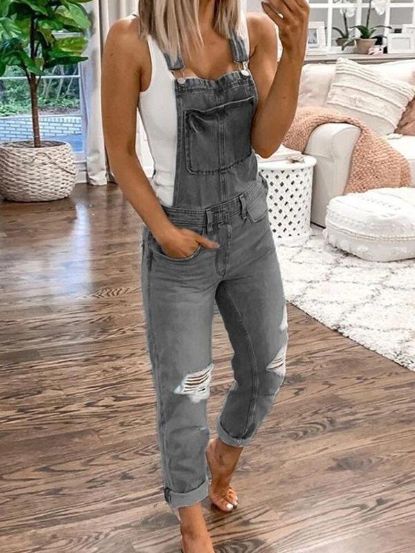 UrbanChic Denim-Jumpsuit – Vielseitiger Stil für jede Gelegenheit
